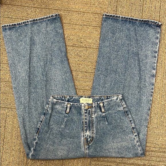 Rubie's Denim - Rubie's Classic Blue Wide Leg Jeans Size 3
